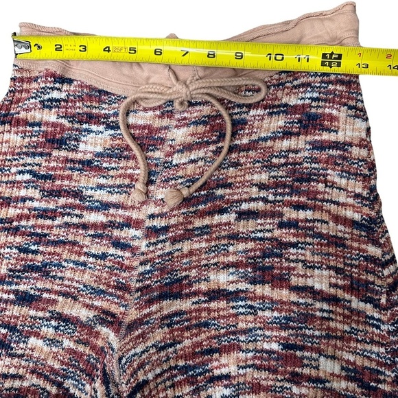 Intimately Free People Knit Wide Leg Cropped Pants SZ Small Multicolor Oversized - Picture 6 of 7